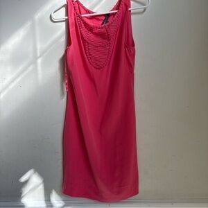 BCBG MAXAZRIA  Swim Coverup/Tank Dress, Pink, SIZE S